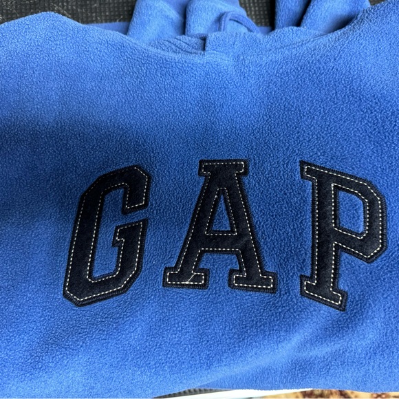 Xxl GAP blue fleece hoodie with front pocket - Picture 1 of 1